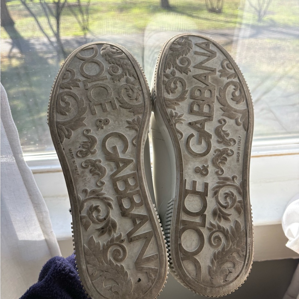 Dolce & Gabbana Embossed Sole Sneakers